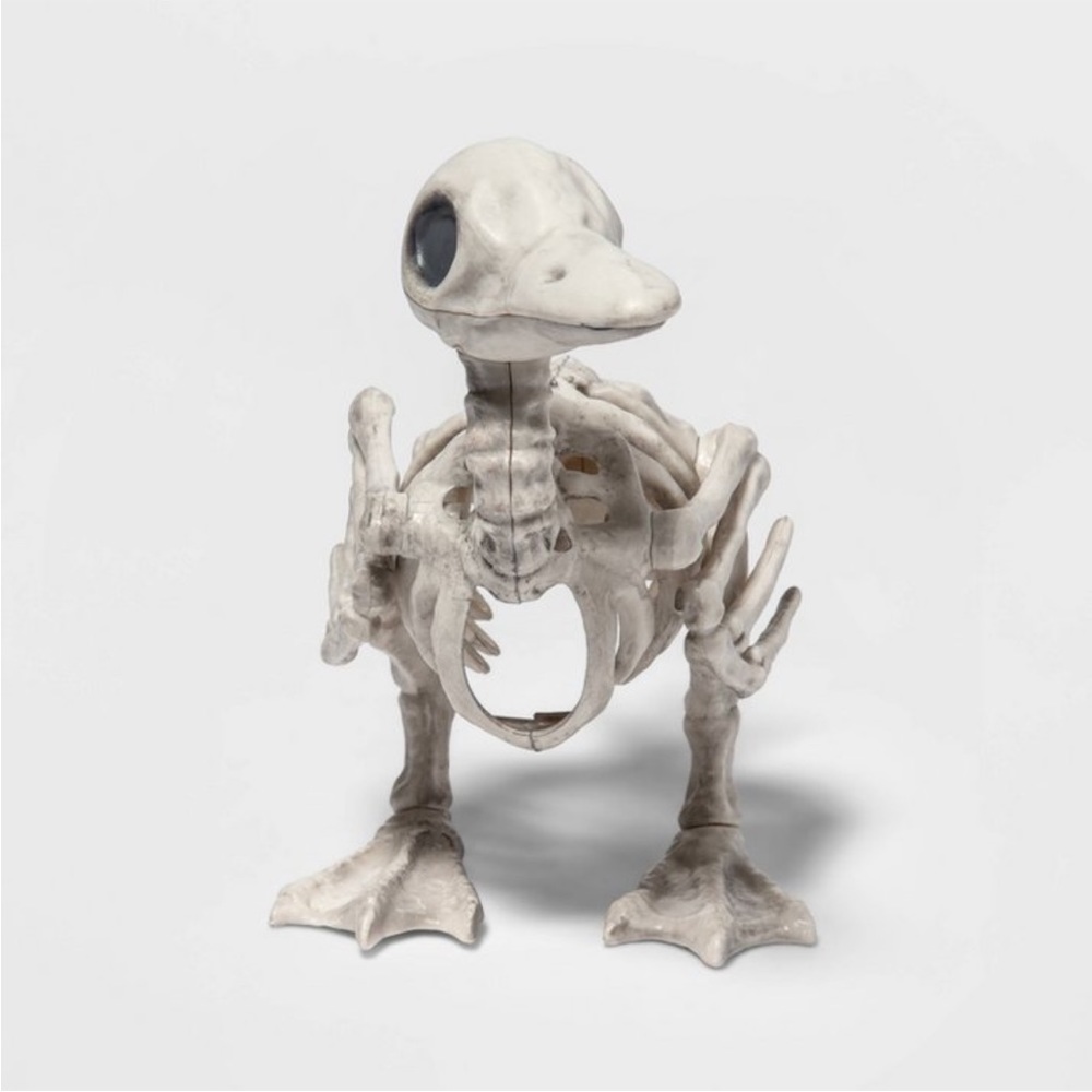 6” Duck Skeleton Halloween Decoration Prop - Hyde & Eek ! Boutique.